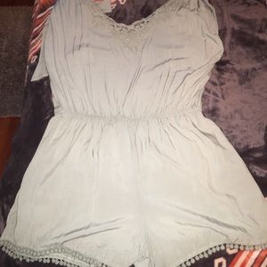 Charlotte Russe mint romper .